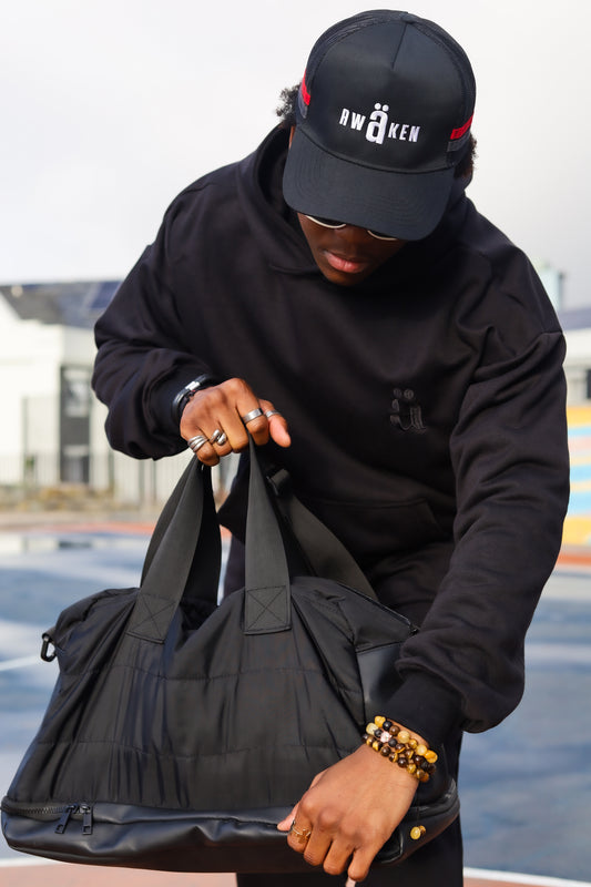 STRIPE TRUCKER | BLACK