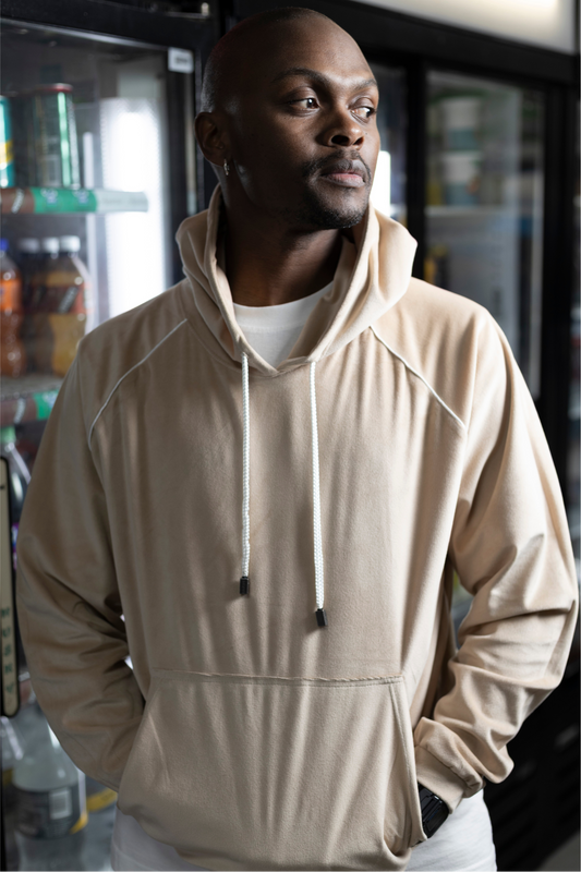 AWäKEN HOODIE | BEIGE