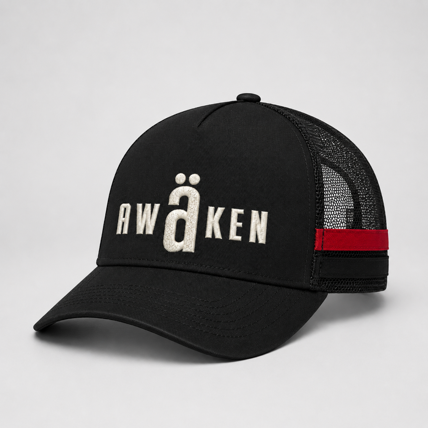 STRIPE TRUCKER | BLACK