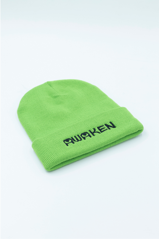 AWäKEN BEANIE | LIME GREEN