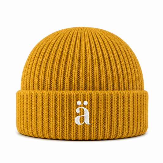 CUFFED BEANIE | MUSTARD