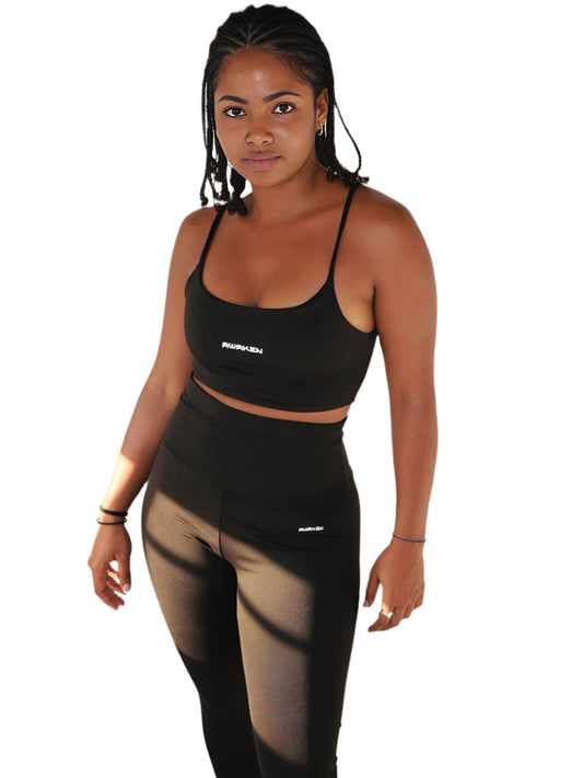 AWäKEN STRAPPY TOP | CHOCOLATE BROWN