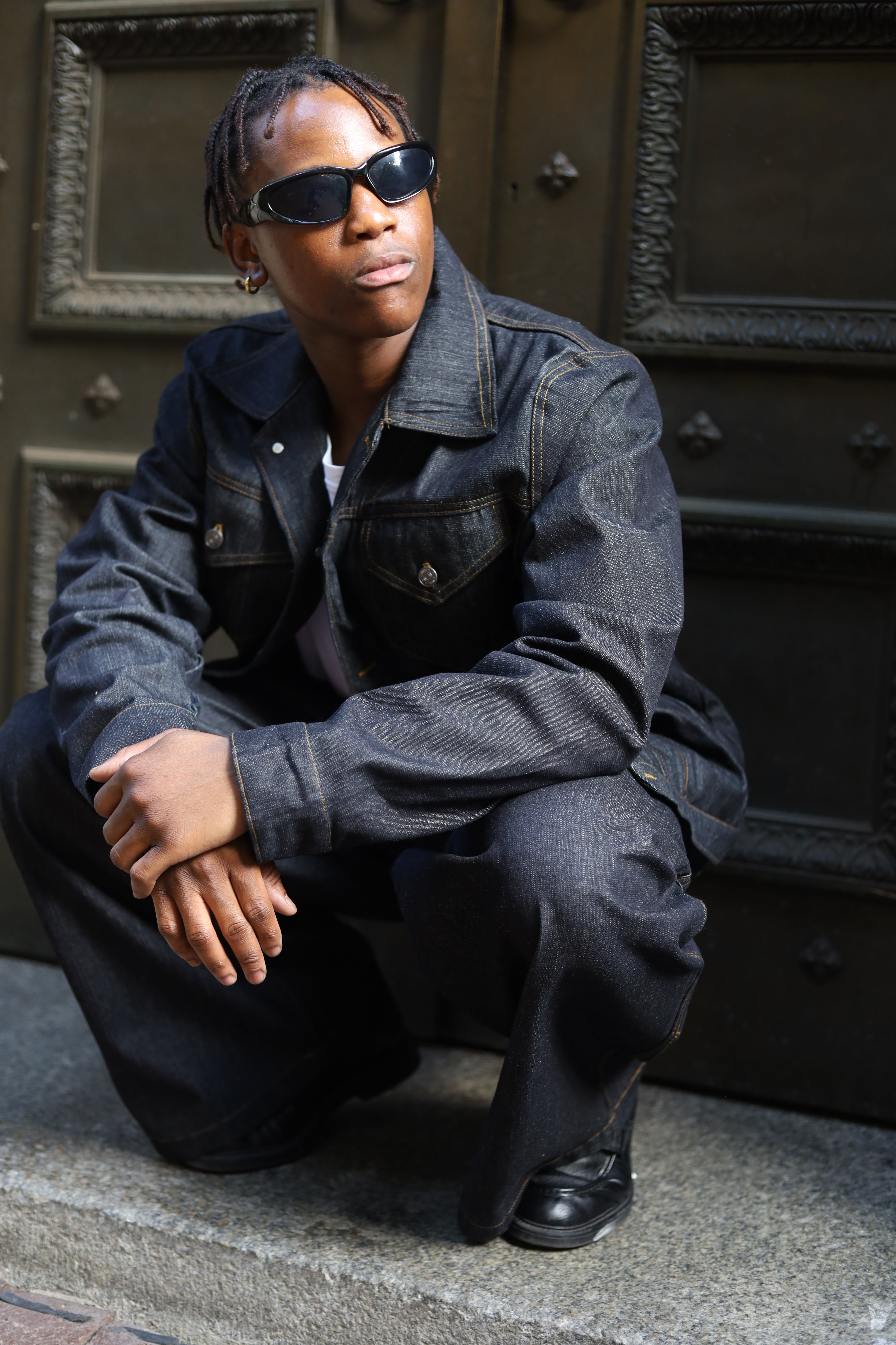 Dakota Jacket ダークブルー デニムジャケット DAKOTA DENIM JACKET | BLACK – AWäKEN AFRICA